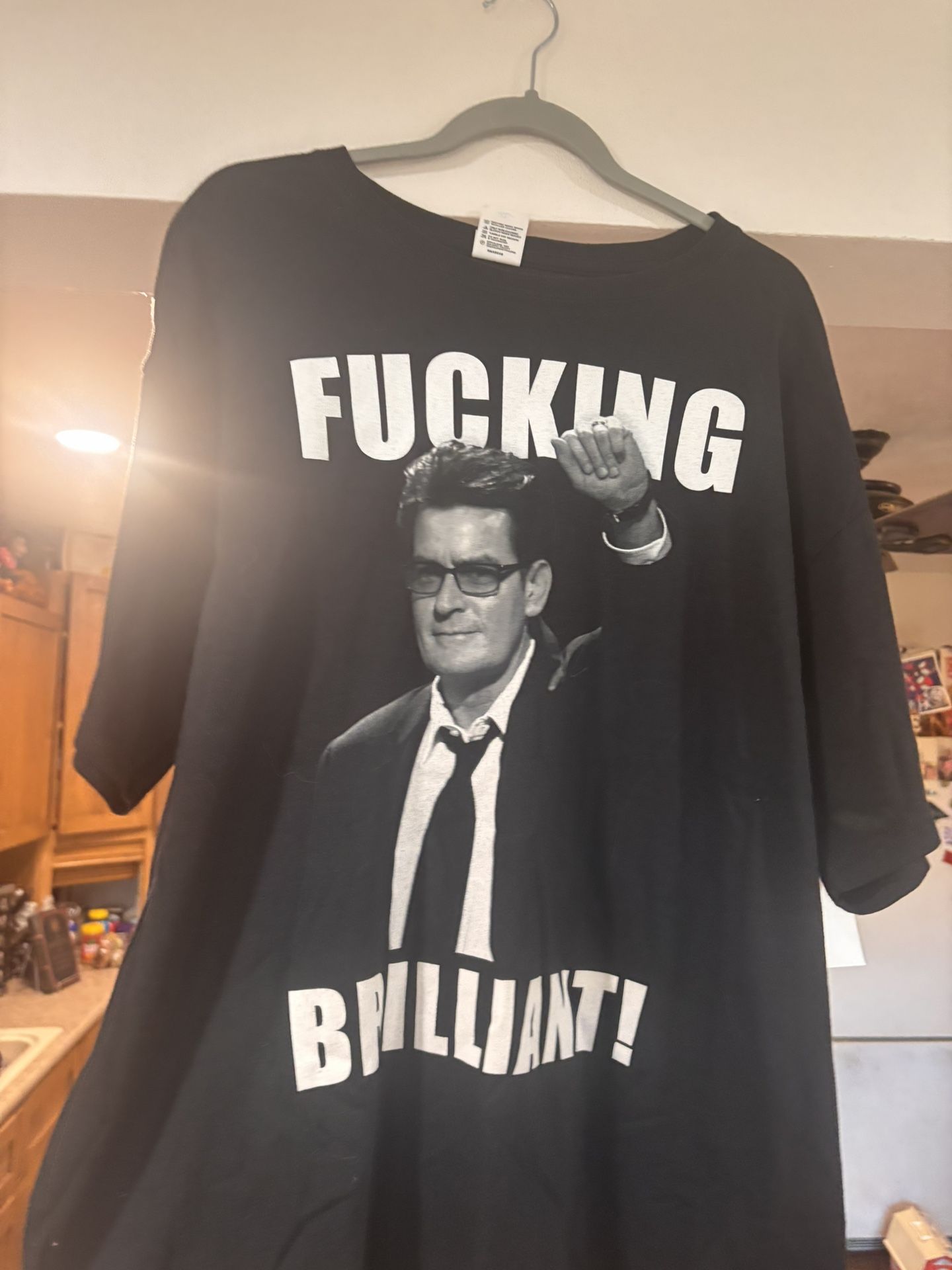 Charlie Sheen original tour shirt with tag