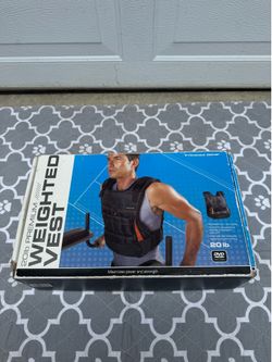 20-Pound Fitness Gear Adjustable Weight Training Vest