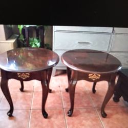 Set Night Tables Perfect Condition 