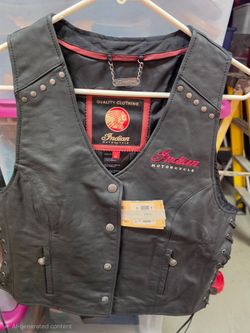 Women's Indian leather vest