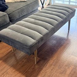 Modern Velvet Bench