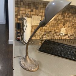 Antique Desk Lamp ( Works )