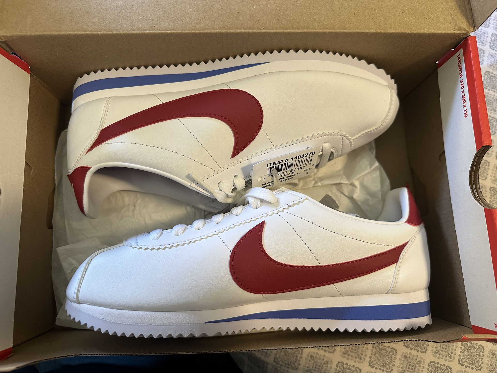 Women’s Nike Cortez Red Blue White 