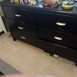 Used Black Dresser