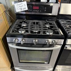 LG stainless steel 5 burner range stove 