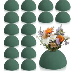 New Half Ball Floral Foams 16 Pcs