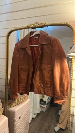 Leather vintage jacket