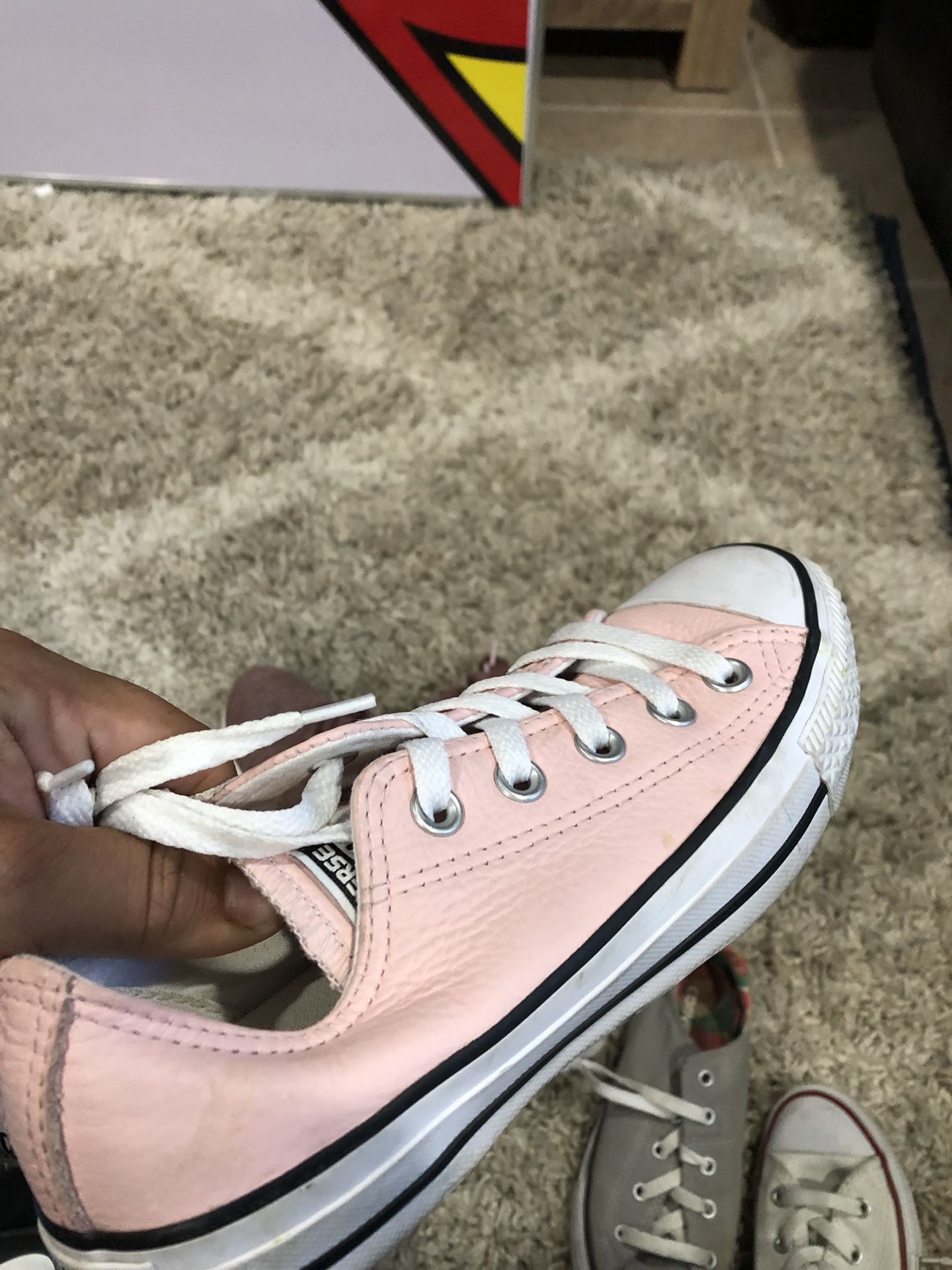 Pink converse