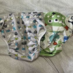 AlvaBaby 2pk Reusable Diapers