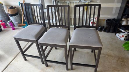 Ikea bar stools set of 3