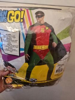 Rubies DC Robin Teen Titans Go Adult Costume Small