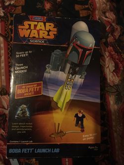 Star Wars science air powered boba getting rocket