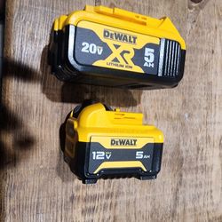 Baterias 5.0 Nuebas 5.0 Xr Y Brushless $70 Cada 1  Y La 12v $50 Cada 1