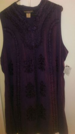 Boho bohemian dress top purple New