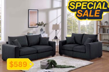 2 PC SOFA AND LOVESEAT