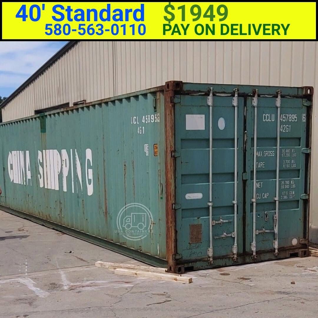 40’ Standard Shipping Containers