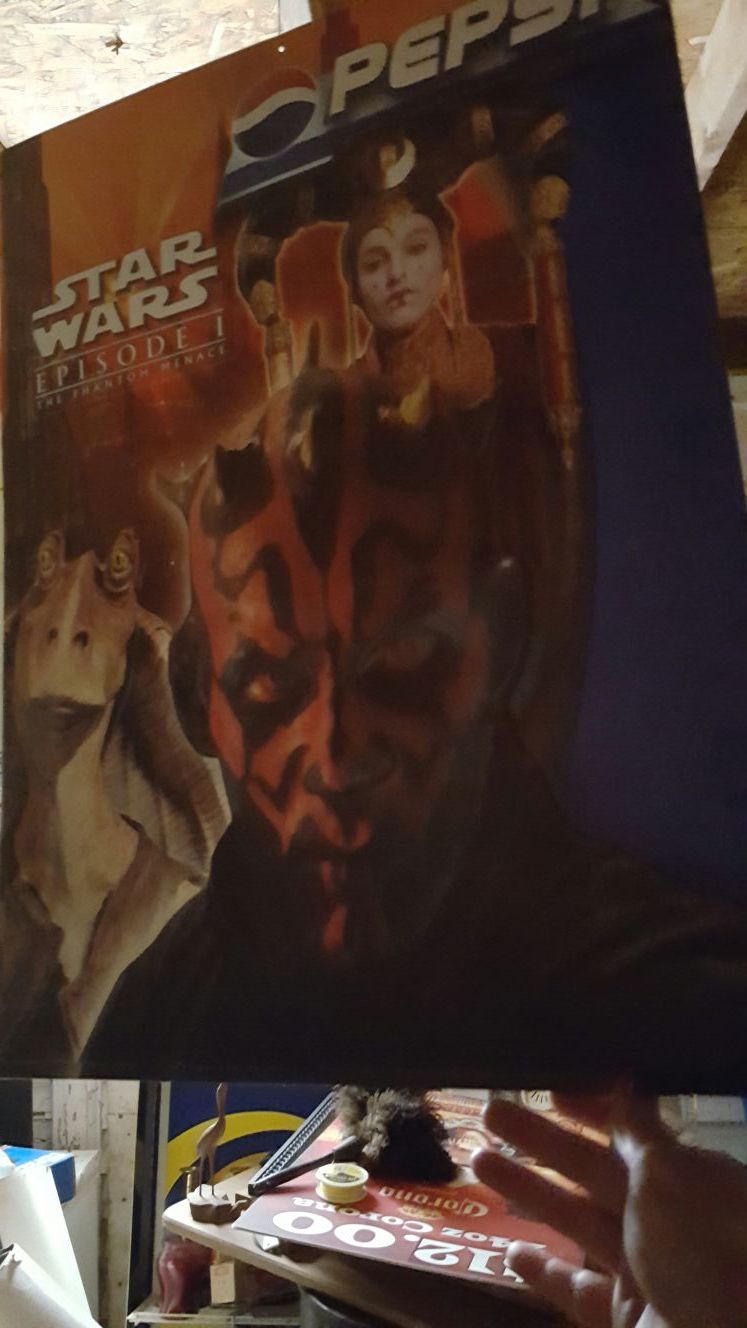 Darth mall pepsi sign