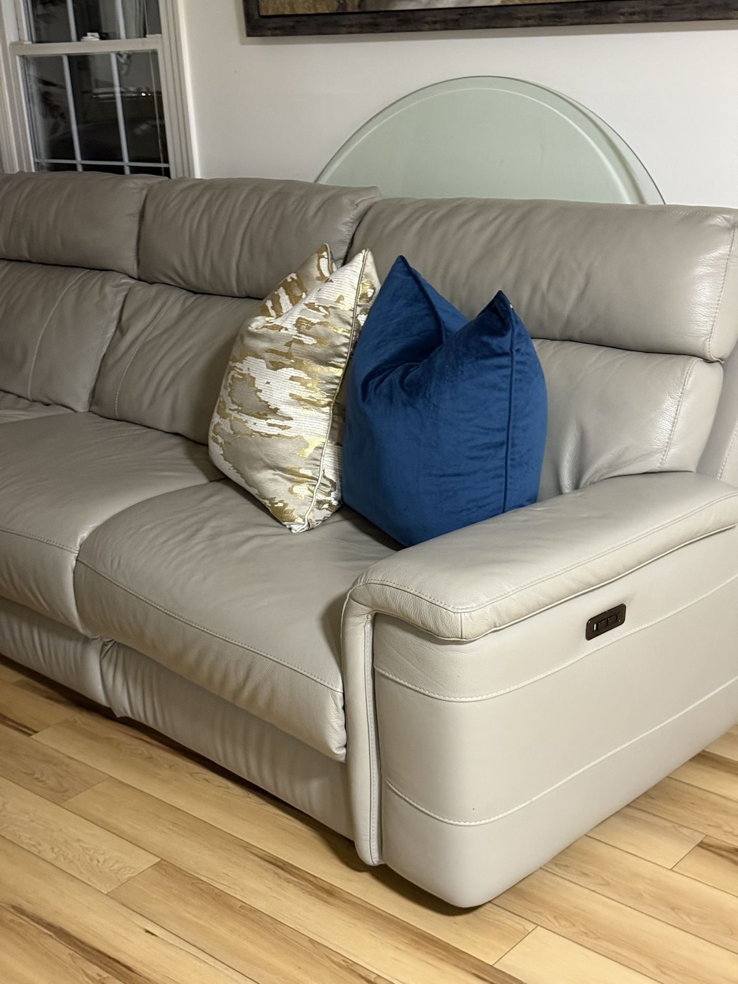 Leather Sofá 2 Sofa Recliner