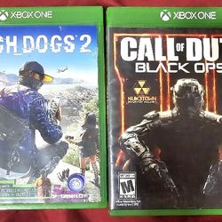 Watch Dogs 2 And Black Ops 3 Xbox One