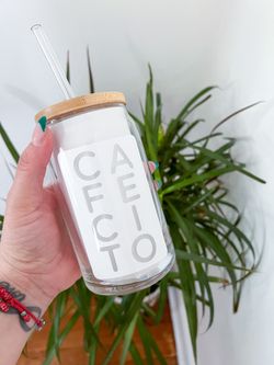 16Oz Cafecito Beer Can Glass
