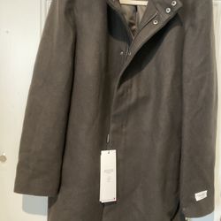 Calvin Klein Coat Men’s Wool Blend Overcoat
