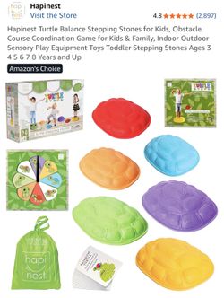 New in box Hali Nest Turtle Steps balancing activity and games turtle stepping stones
