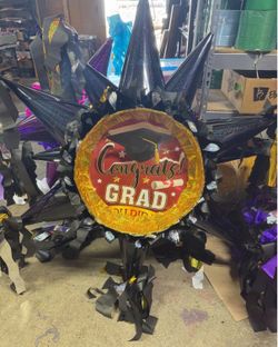 Congrats grad 3D star pinata