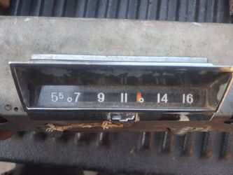 Chevy impala original radio 59 60