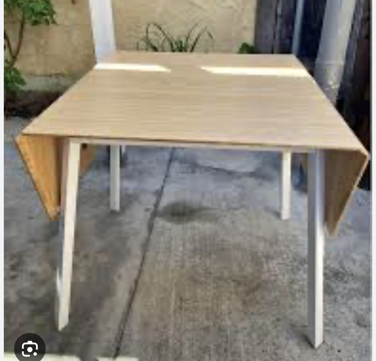 Ikea Drop Leaf Bamboo Table