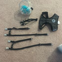 Cat Leashes And Cats Shower Cap And Boots 