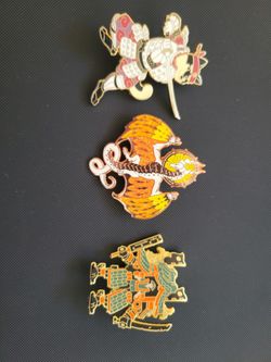 Ukiyo e jed henry pins x3 shiba phoenix temple