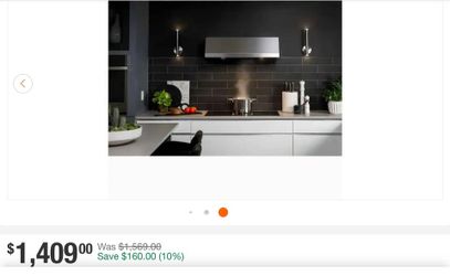 GE 30 in. Commercial Wall Mount Hood with Light in Stainless Steel