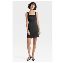 Target A New Day Heavy Satin Mini Dress NWT - Size 8