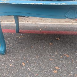 Teal Coffee Table
