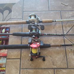 Baitcasters Fishing Rods And Reels