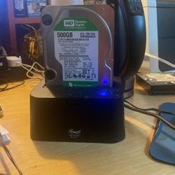 WD 500GB & Rosewill HDD Docking 