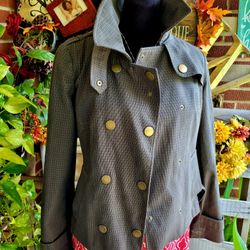 Topshop Belted Peacoat 