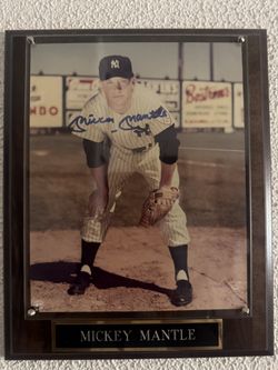 Mickey Mantle Auto 