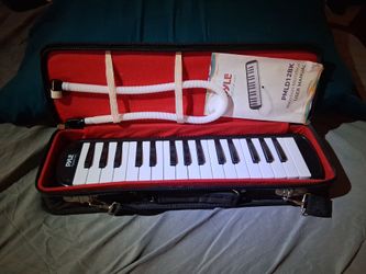 Pyle PMLD12BK Melodica with Case and Accessories
