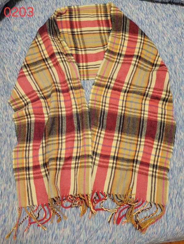 Plaid Scarf - Warm and Cozy (0203)