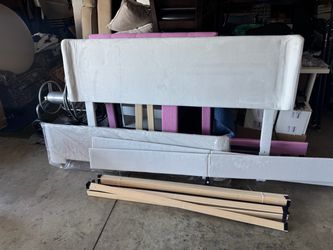 Brand new bed frames three queens. One twin bed. Queen tuft head board LED lights. That $180 the others $80.