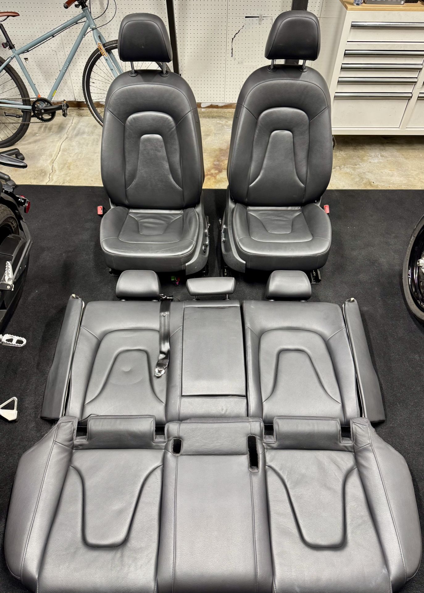 Audi B8 Full Leather Interior Seats  - Front And Back 