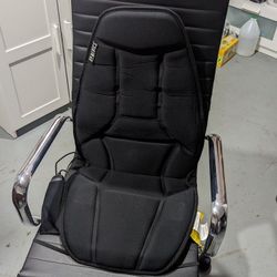 Leather Office Chair With Homedic Massager Cushion Pad For Sale 