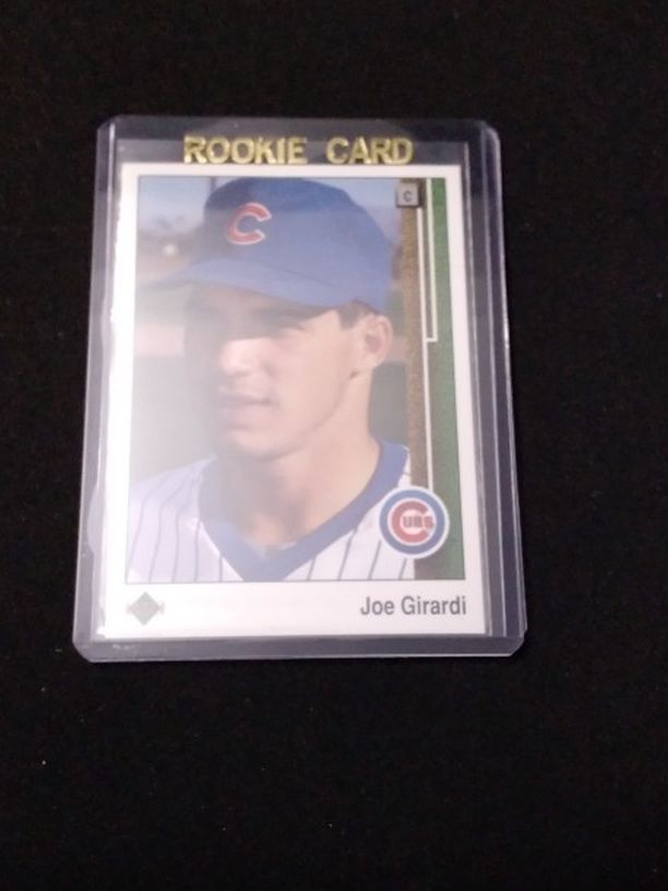 1989 Upper Deck JOE GIRARDI Baseball Card RC Rookie #776 Chicago Cubs