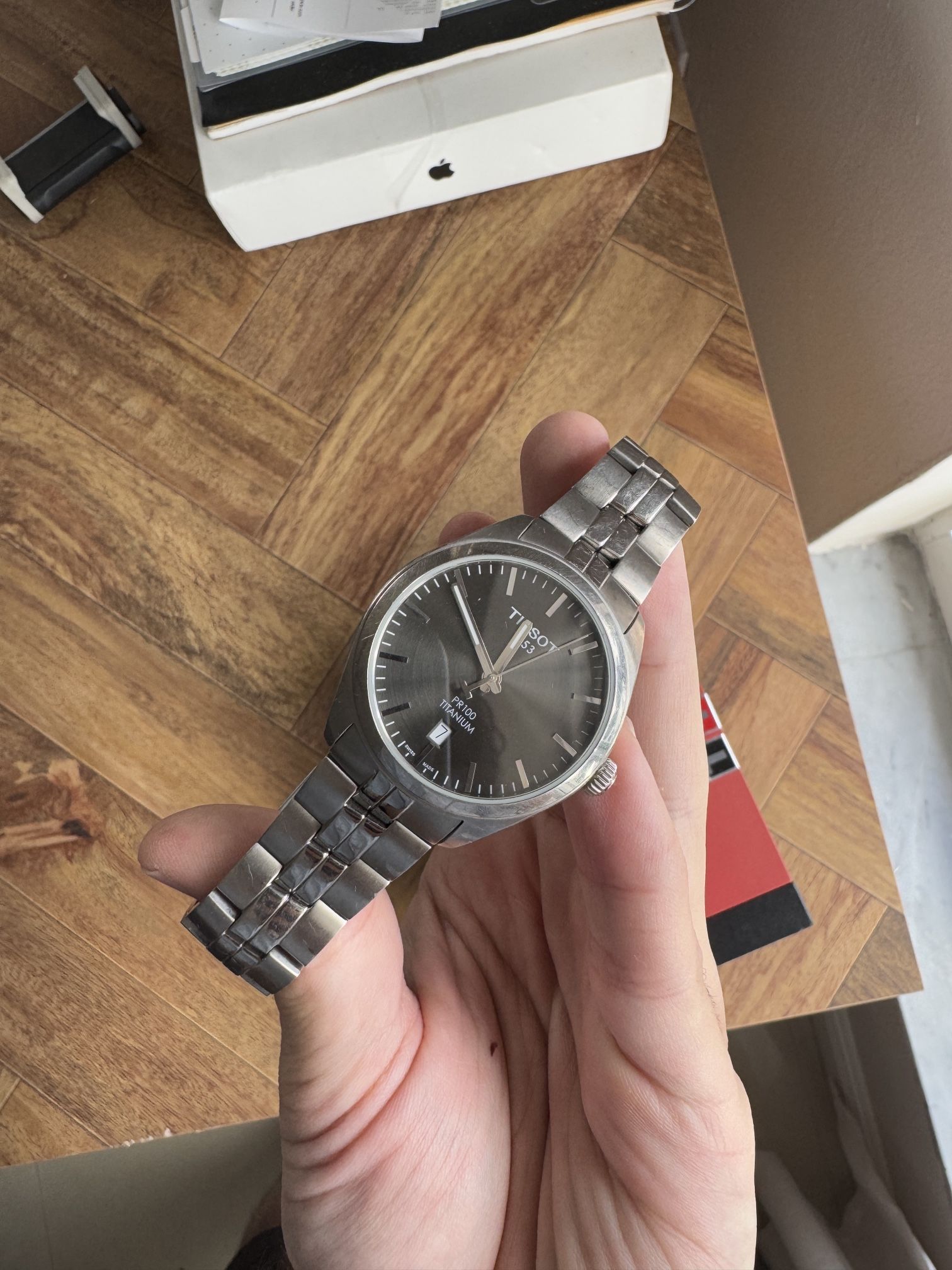 Tissot PR100 titanium