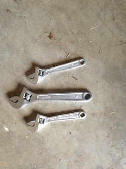 Three Crescent wrench