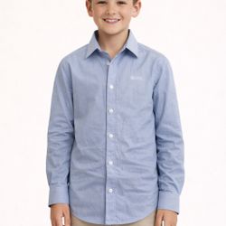 Shirt BOSS Light Blue Button Down Shirt Boys Size 14S