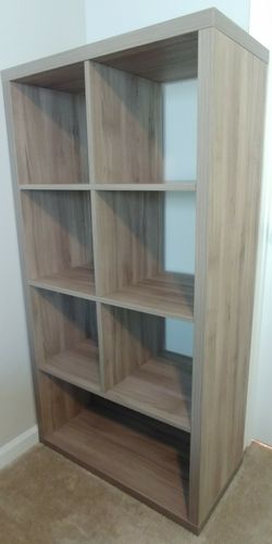 Ikea Kallax Bookshelf Walnut Effect Light Grey for Sale in Kennesaw GA OfferUp
