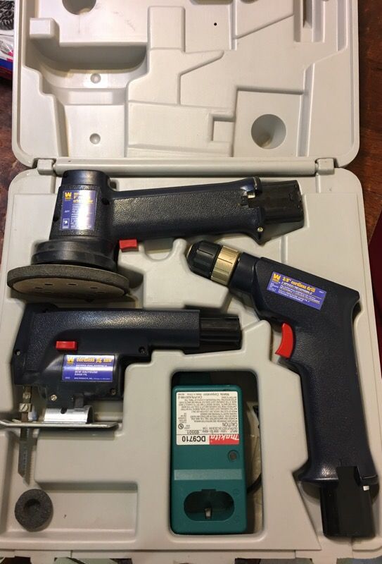 WEN POWER TOOLS KIT 9.6 VOLTS (working with makita cordless power)