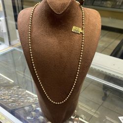 Gold Chain 26 Inch 10 Karat 28760